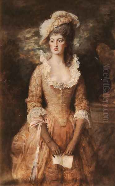 Clarissa Oil Painting by Sir John Everett Millais