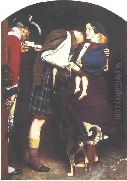 Order of Release 1746 Oil Painting by Sir John Everett Millais