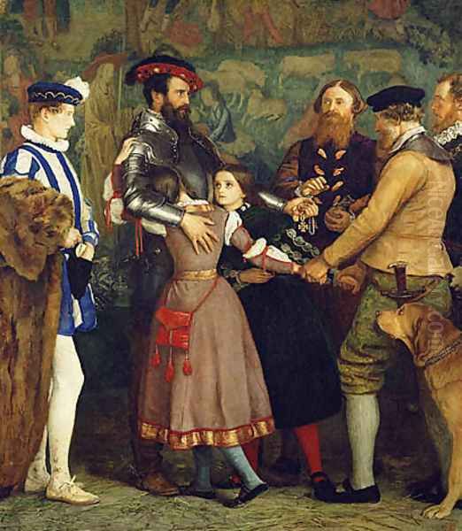 The Ransom Oil Painting by Sir John Everett Millais