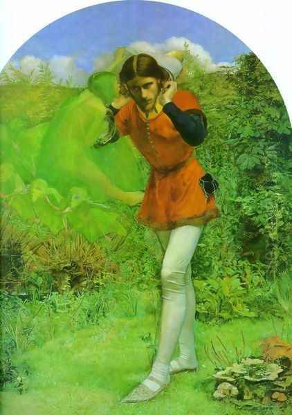 Ferdinand Lured by Ariel Oil Painting by Sir John Everett Millais