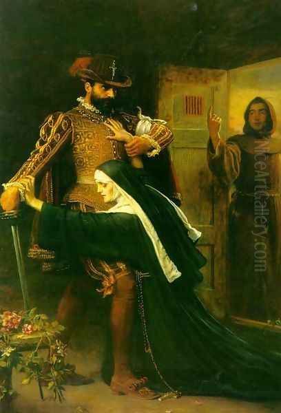 Saint Bartholomew's Day Oil Painting by Sir John Everett Millais