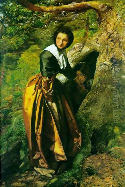 The Royalist Oil Painting by Sir John Everett Millais