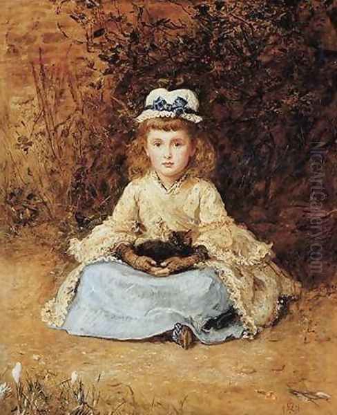 Early days Oil Painting by Sir John Everett Millais