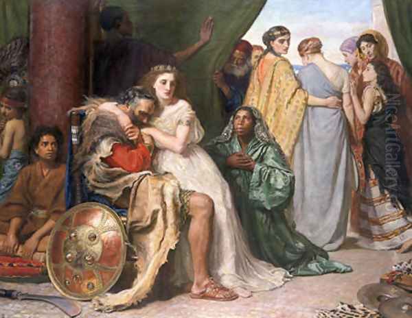 Jephthah Oil Painting by Sir John Everett Millais