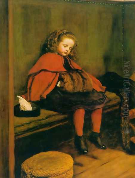 My Second Sermon Oil Painting by Sir John Everett Millais