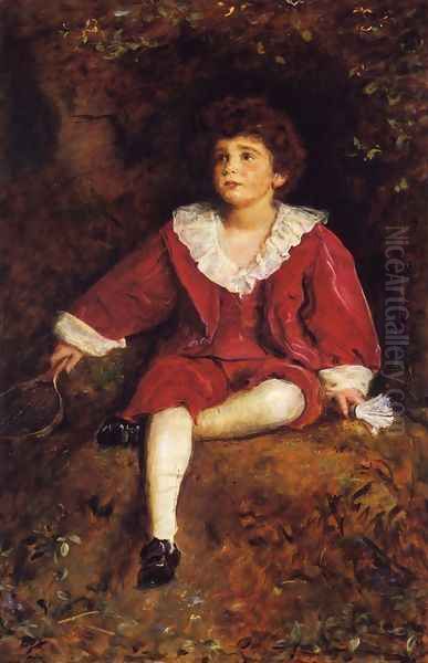 The Honourable John Nevile Manners Oil Painting by Sir John Everett Millais