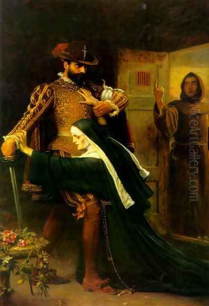 St. Bartholemew's Day Oil Painting by Sir John Everett Millais