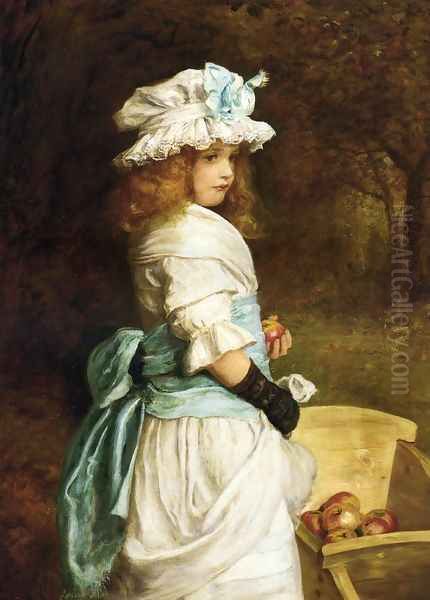 Pomona Oil Painting by Sir John Everett Millais