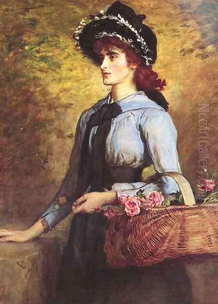 Sweet Emma Morland Oil Painting by Sir John Everett Millais