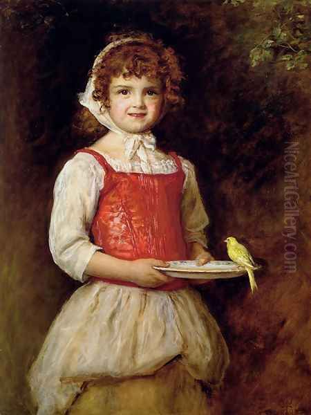 Merry Oil Painting by Sir John Everett Millais