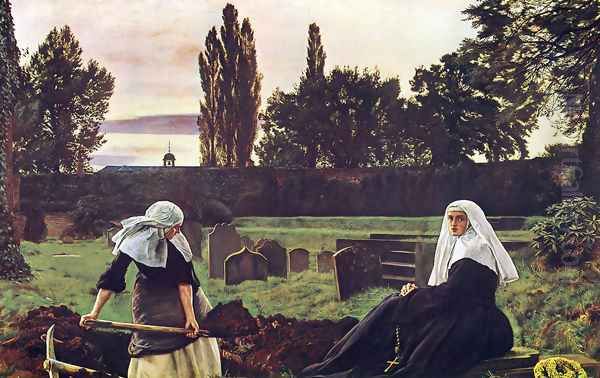 The valley of silence Oil Painting by Sir John Everett Millais