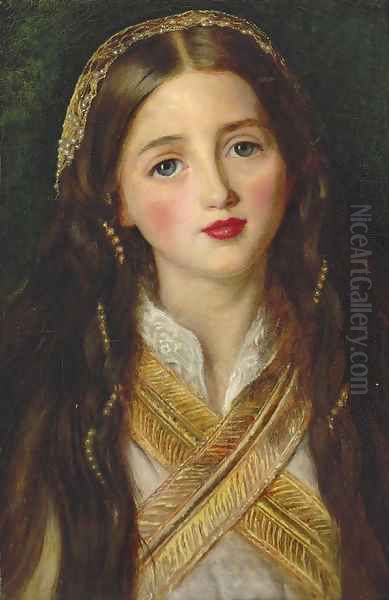 Alice Gray Oil Painting by Sir John Everett Millais