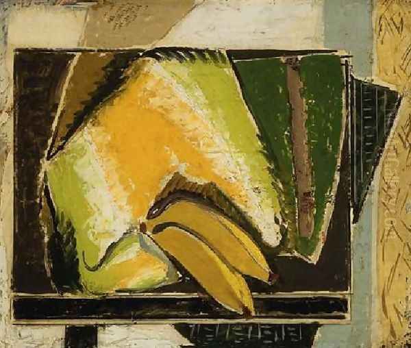 Still Life With Bananas Oil Painting by Alfred Henry Maurer