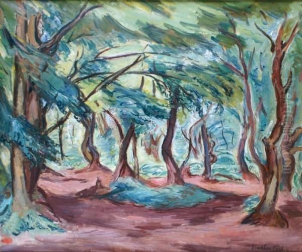 Le Sous-bois Oil Painting by Emile-Othon Friesz