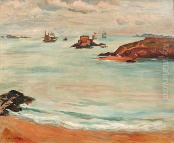 Le Grand Be A Saint Malo Oil Painting by Emile-Othon Friesz