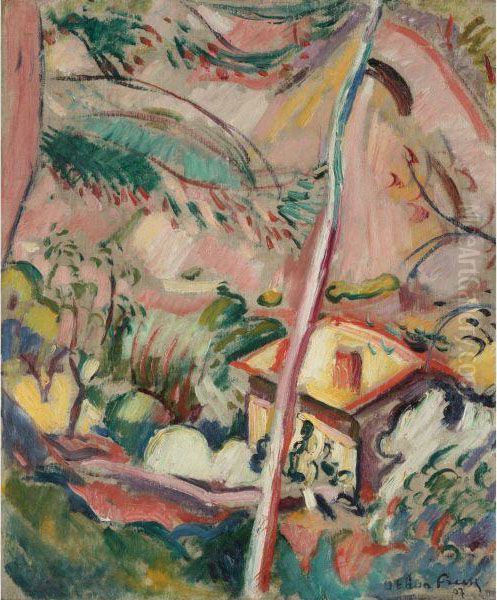 La Ciotat - Paysage Oil Painting by Emile-Othon Friesz