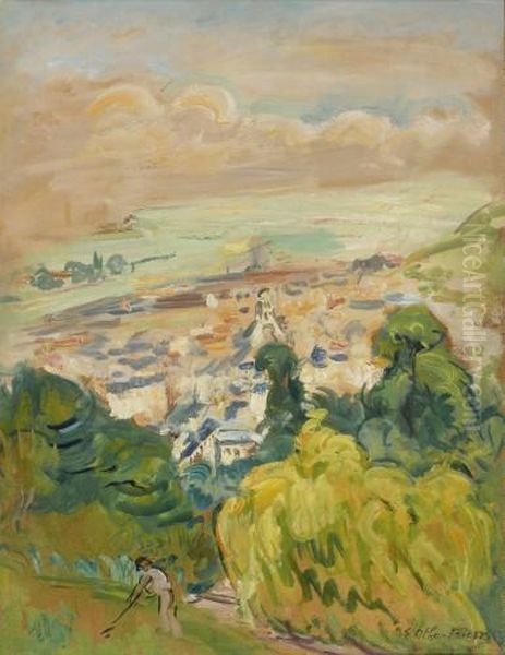 Paysage De Campagne Oil Painting by Emile-Othon Friesz