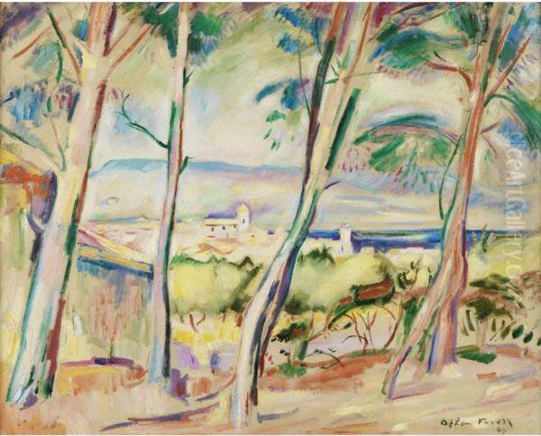 Paysage La Ciotat Oil Painting by Emile-Othon Friesz