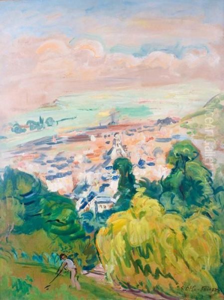 Paysan Sur La Cote Normande Oil Painting by Emile-Othon Friesz