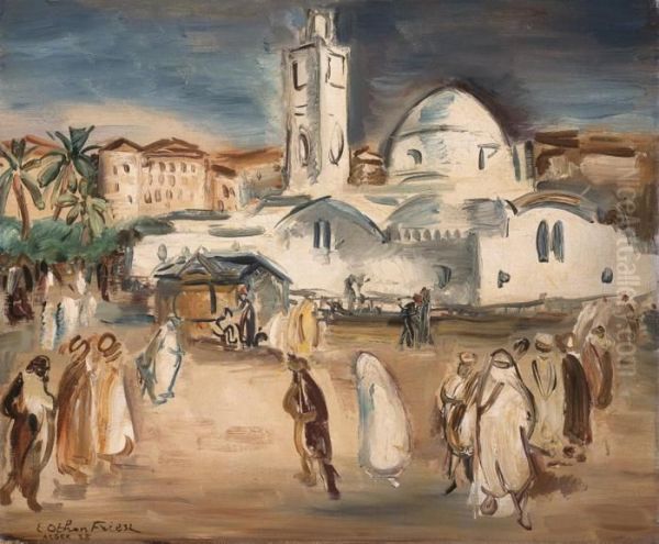 Alger Oil Painting by Emile-Othon Friesz