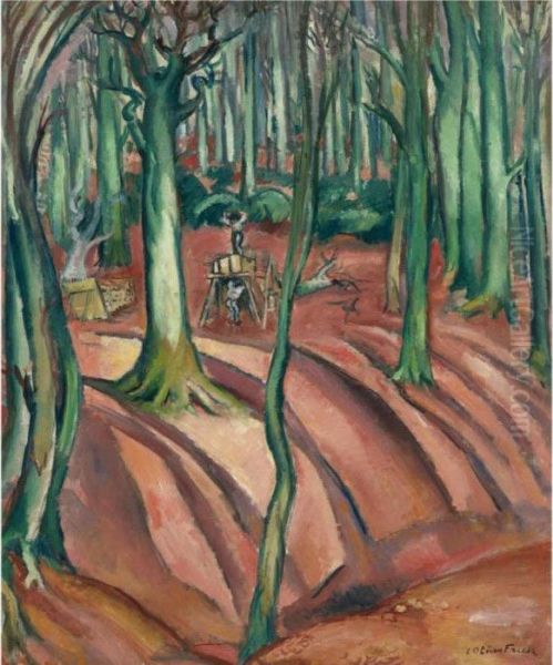 La Foret En Automne Oil Painting by Emile-Othon Friesz