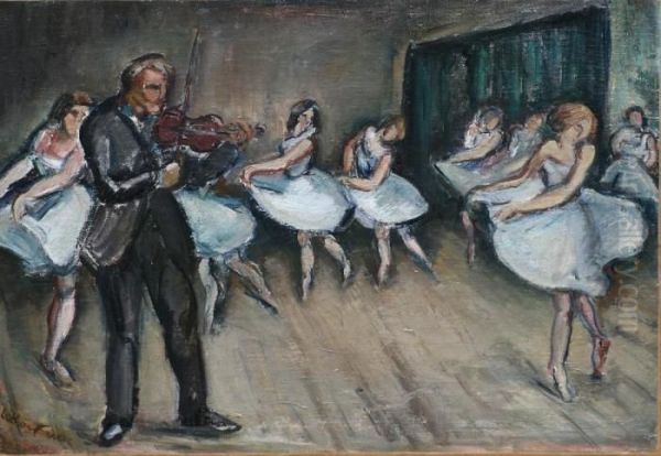 L'ecole De Danse Au Chatelet by Emile-Othon Friesz