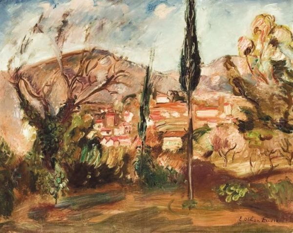 Paysage Oil Painting by Emile-Othon Friesz