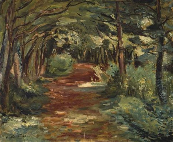 Sous-bois Oil Painting by Emile-Othon Friesz