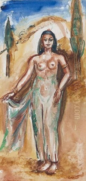 La Baigneuse Orientale Oil Painting by Emile-Othon Friesz