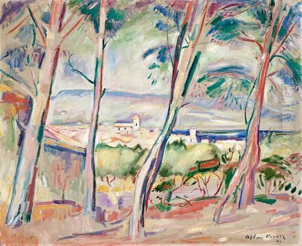 Paysage La Ciotat Oil Painting by Emile-Othon Friesz