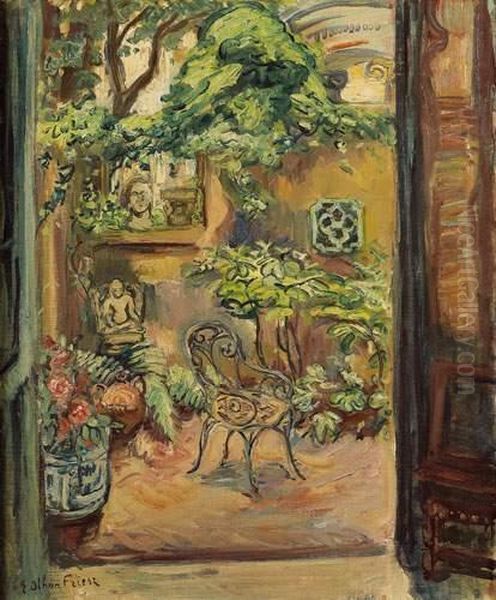 Le Jardin Oil Painting by Emile-Othon Friesz