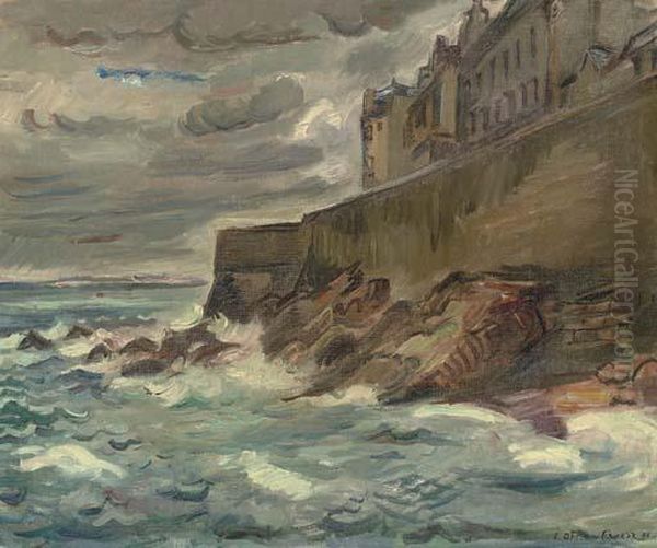 Saint-malo Oil Painting by Emile-Othon Friesz