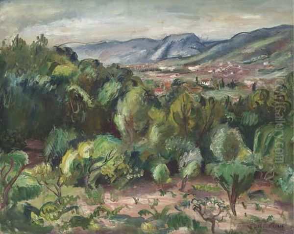 Paysage De Provence Oil Painting by Emile-Othon Friesz