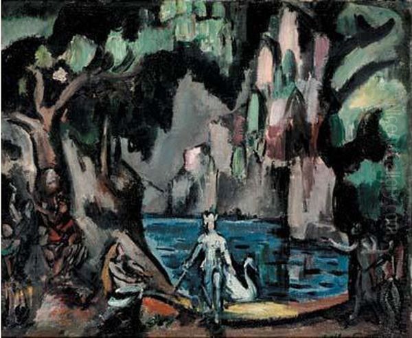 Le Decor De Lohengrin by Emile-Othon Friesz