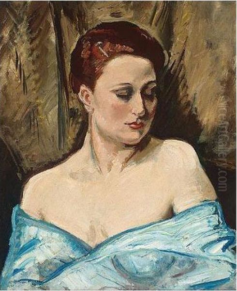 Jeune Femme Oil Painting by Emile-Othon Friesz