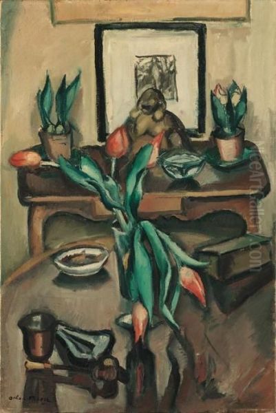 Nature Morte Oil Painting by Emile-Othon Friesz