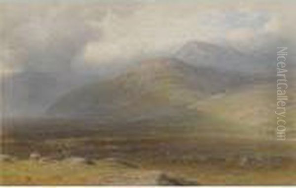 Cader Idris Oil Painting by George Arthur Fripp