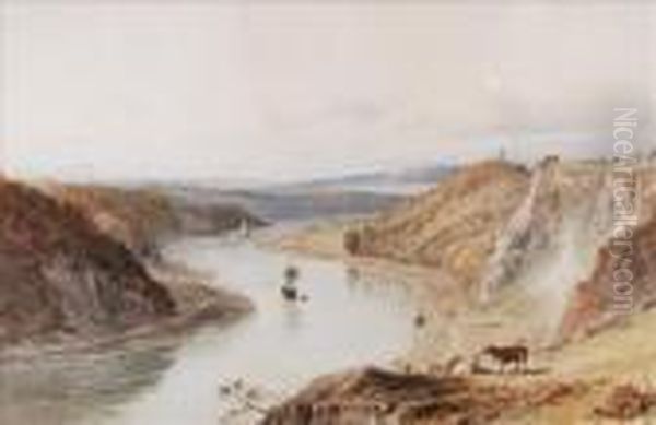 The Avongorge, Bristol Oil Painting by George Arthur Fripp