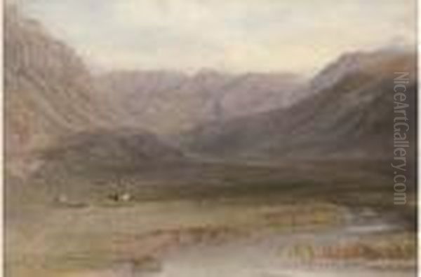 In The Vale Of Nant, Frenyon, North Wales Oil Painting by George Arthur Fripp