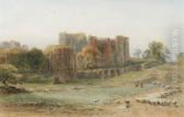 Kenilworth Castle, Warwickshire Oil Painting by George Arthur Fripp