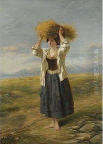 The Little Gleaner Oil Painting by William Powell Frith