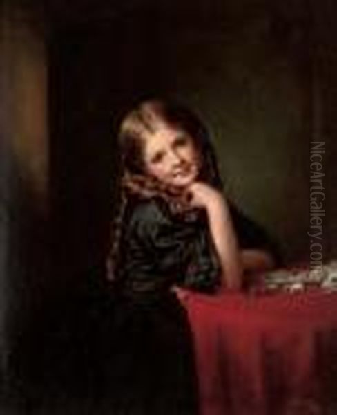 Little Seamstress Oil Painting by William Powell Frith