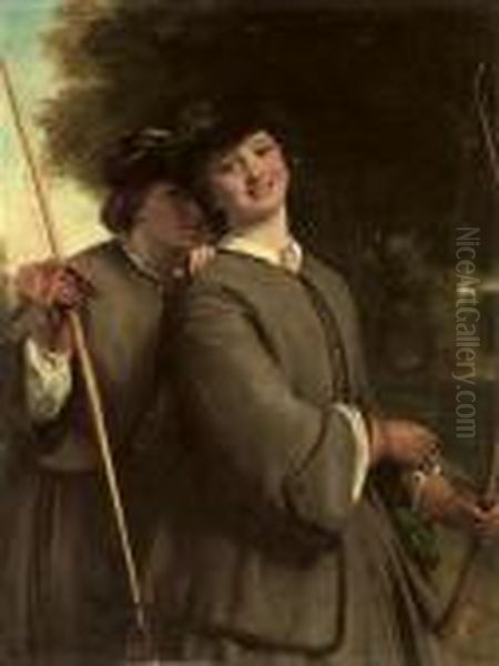 The Archers Oil Painting by William Powell Frith