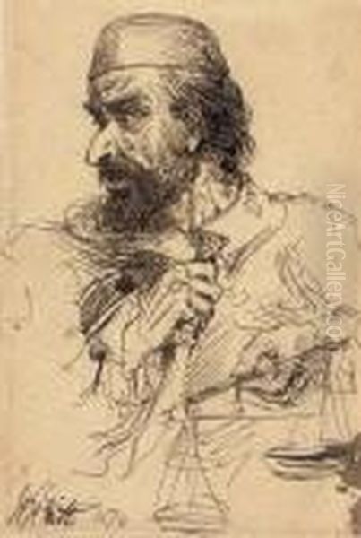 Shylock Oil Painting by William Powell Frith