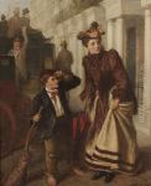 The Crossing Sweeper Oil Painting by William Powell Frith