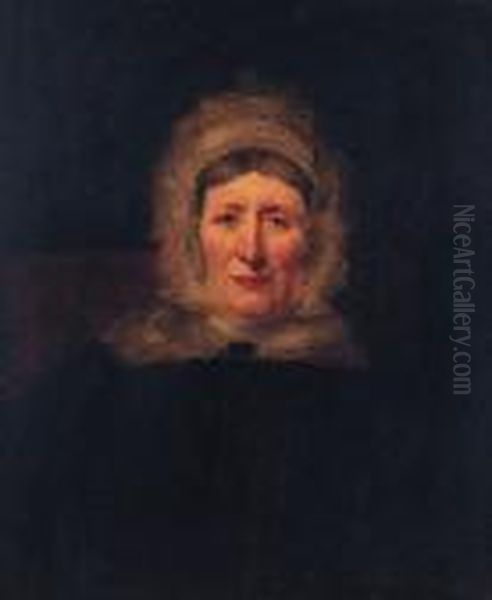 Portrait Of The Artist's Mother Oil Painting by William Powell Frith