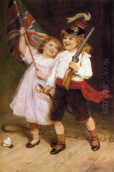 The Toy Parade Oil Painting by Frederick Morgan