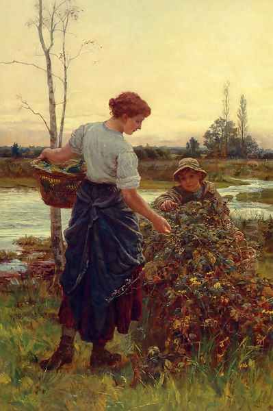 The Harvest Oil Painting by Frederick Morgan