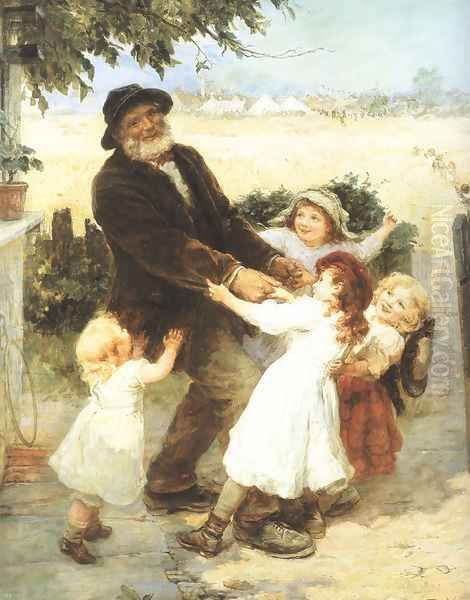 Off to the Fair Oil Painting by Frederick Morgan