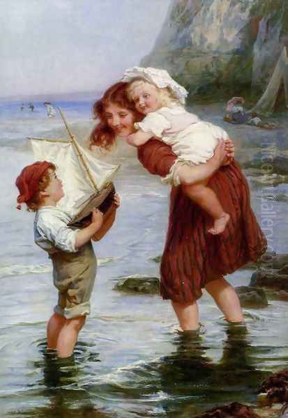 At Scarborough Oil Painting by Frederick Morgan